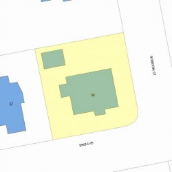 99 Bowdoin St, Newton, MA 02461 plot plan