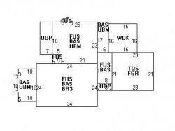 12 Graydale Cir, Newton, MA 02466 floor plan