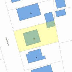 42 Aberdeen St, Newton, MA 02461 plot plan