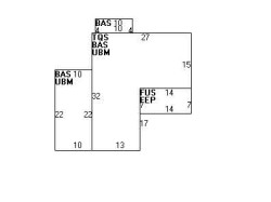 11 Fayette Pl, Newton, MA 02458 floor plan