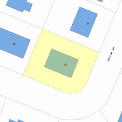 29 Anthony Cir, Newton, MA 02460 plot plan