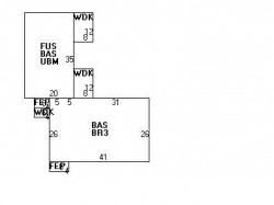 17 Vernon St, Newton, MA 02458 floor plan