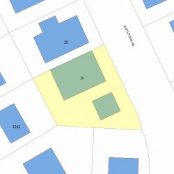 29 Boylston Rd, Newton, MA 02461 plot plan