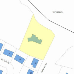 1 Albemarle Rd, Newton, MA 02460 plot plan