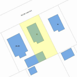 18 Silver Lake Ave, Newton, MA 02458 plot plan