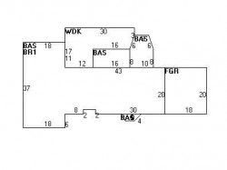 22 Appleton Cir, Newton, MA 02459 floor plan