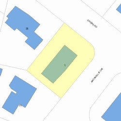 5 Antonellis Cir, Newton, MA 02459 plot plan