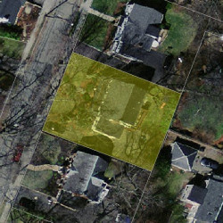 20 Whitney Rd, Newton, MA 02460 aerial view