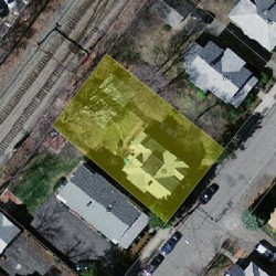 85 Floral St, Newton, MA 02461 aerial view
