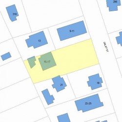 15 Dalby St, Newton, MA 02458 plot plan