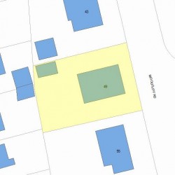 49 Woodcliff Rd, Newton, MA 02461 plot plan