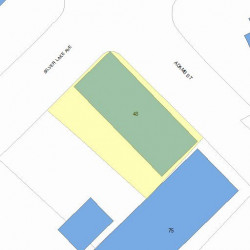 48 Silver Lake Ave, Newton, MA 02458 plot plan
