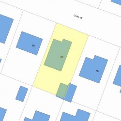 60 Carl St, Newton, MA 02461 plot plan