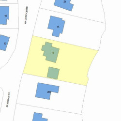 9 Kingswood Rd, Newton, MA 02466 plot plan