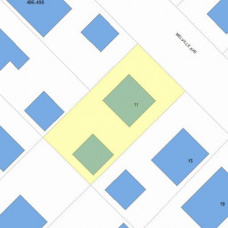 11 Melville Ave, Newton, MA 02460 plot plan