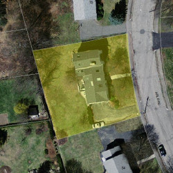 60 Arlo Rd, Newton, MA 02464 aerial view