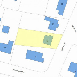 79 Langdon St, Newton, MA 02458 plot plan