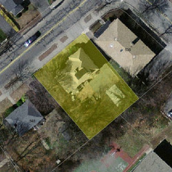 542 California St, Newton, MA 02460 aerial view