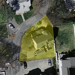 20 Cloelia Ter, Newton, MA 02460 aerial view