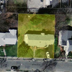 77 Oakdale Rd, Newton, MA 02459 aerial view