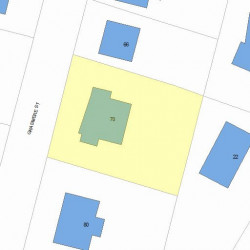 70 Grasmere St, Newton, MA 02458 plot plan