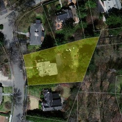 12 Gould Rd, Newton, MA 02468 aerial view