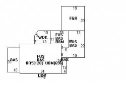 257 Waltham St, Newton, MA 02465 floor plan