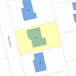 31 Ferncroft Rd, Newton, MA 02468 plot plan