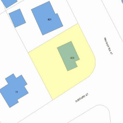 409 Winchester St, Newton, MA 02461 plot plan