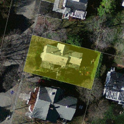 14 Maple Ave, Newton, MA 02458 aerial view