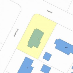 4 Nobscot Rd, Newton, MA 02459 plot plan