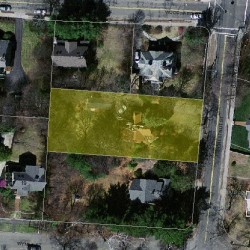 703 Chestnut St, Newton, MA 02468 aerial view