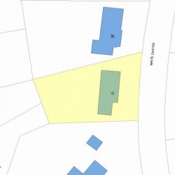 45 White Oak Rd, Newton, MA 02468 plot plan