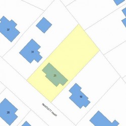 25 Randlett Park, Newton, MA 02465 plot plan