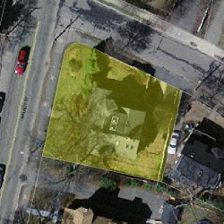 1048 Walnut St, Newton, MA 02461 aerial view
