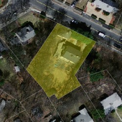 94 Woodward St, Newton, MA 02461 aerial view