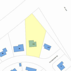 100 Clearwater Rd, Newton, MA 02462 plot plan