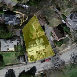 187 Moffat Rd, Newton, MA 02468 aerial view