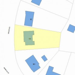 100 Varick Rd, Newton, MA 02468 plot plan