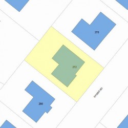 272 Spiers Rd, Newton, MA 02459 plot plan