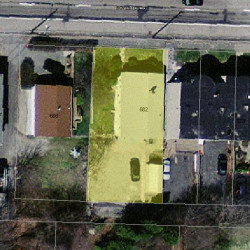 682 Boylston St, Newton, MA 02459 aerial view