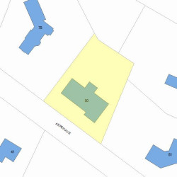 50 Aspen Ave, Newton, MA 02466 plot plan