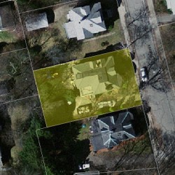 21 Kimball Ter, Newton, MA 02460 aerial view