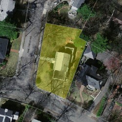 5 Pine Crest Rd, Newton, MA 02459 aerial view