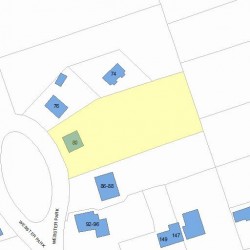 80 Webster Park, Newton, MA 02465 plot plan