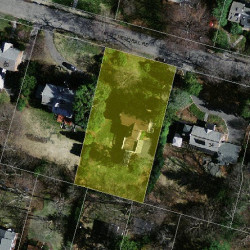 42 Eliot Memorial Rd, Newton, MA 02458 aerial view