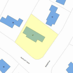 47 Randlett Park, Newton, MA 02465 plot plan