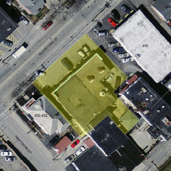 420 Watertown St, Newton, MA 02458 aerial view