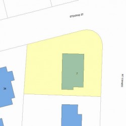 7 Sunhill Ln, Newton, MA 02459 plot plan