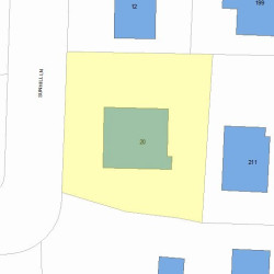 20 Sunhill Ln, Newton, MA 02459 plot plan